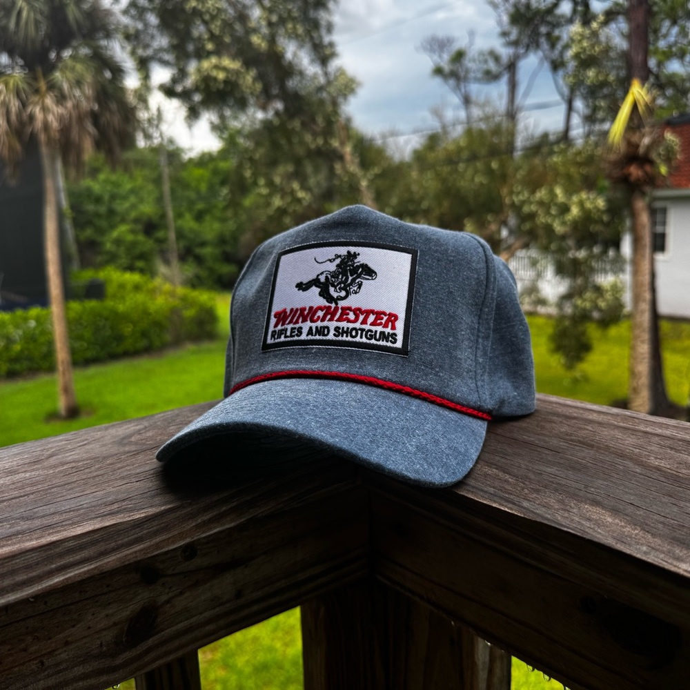 Handcrafted Embroidered Winchester Trucker Hat